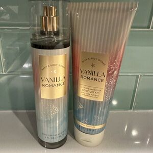 Bath & Body Works Vanilla Romance Body Cream and Mist